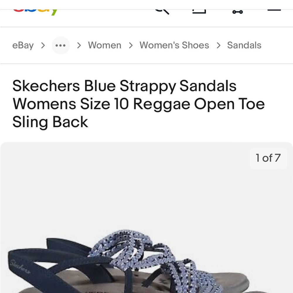 Skechers, reggae, Memory foam sandals. - Picture 12 of 12